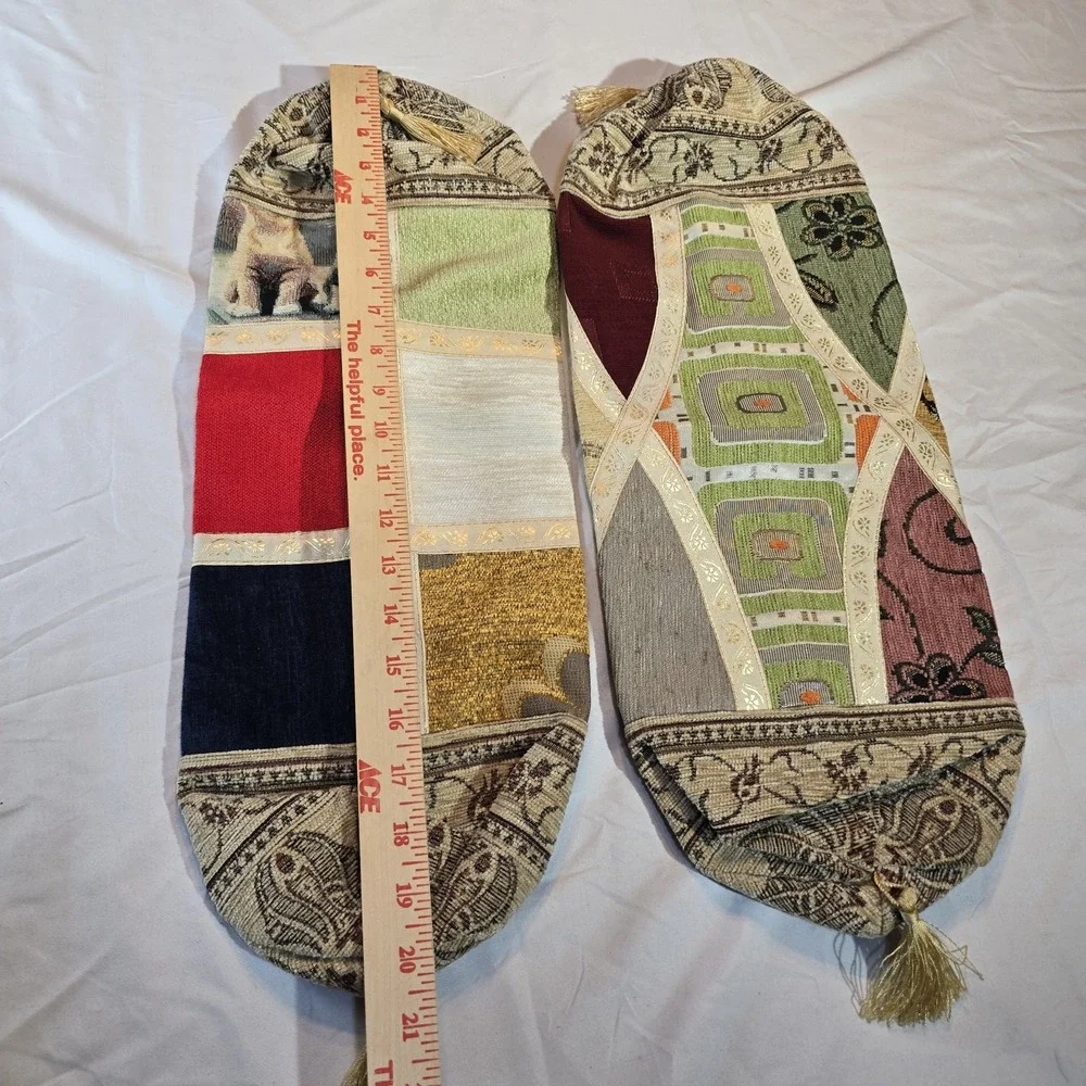 Turkish Tapestry Pillow Covers Efendi Patchwork‎ & Geometric Design Boho